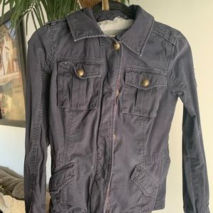 Navy Abercrombie & Fitch jacket